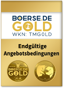 boerse.de-Gold endgültige Angebotsbedingungen